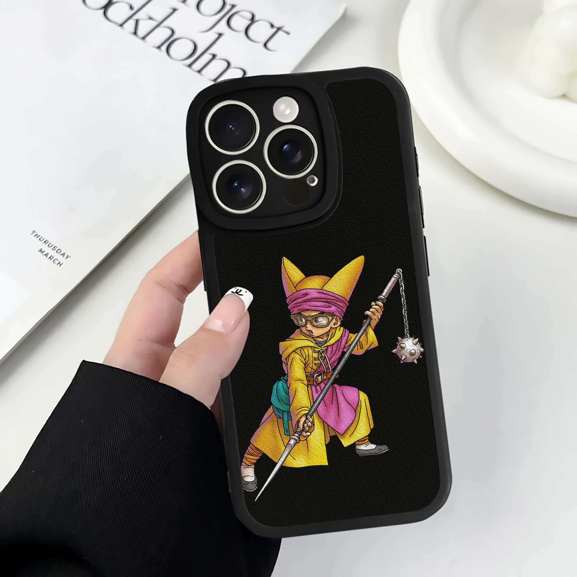 （画像用） ドラゴンクエスト Doragon Kuesuto Dragon Quest 【iPhone 16シリーズ対応】シリコンスマホケース（レザー調） 材質：シリコン